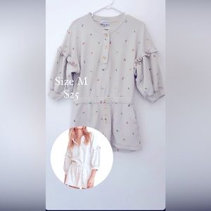 Something Navy romper